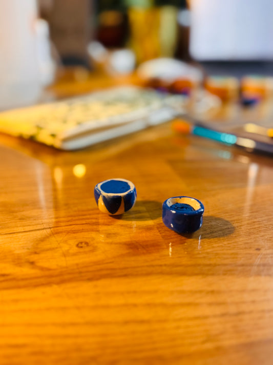 Godet Céramique Azur Antique - Azurite