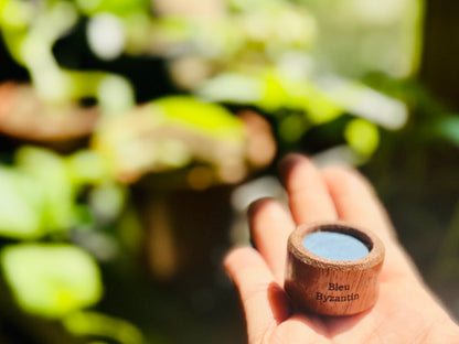 Godet en bois Bleu Byzantin - Lapis Lazuli (sans extraction)