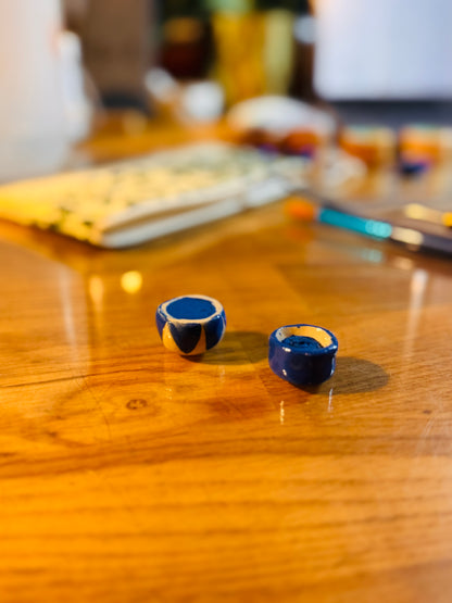 Godet Céramique Azur Antique - Azurite