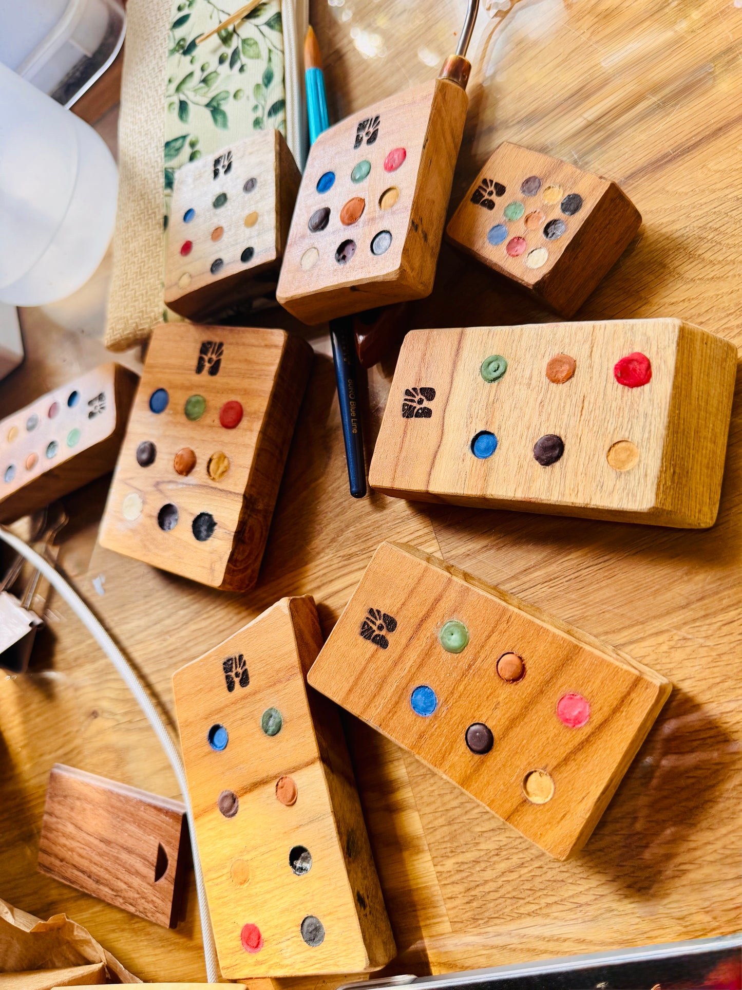 Palette d'artiste Louise — Format Original, 8 couleurs