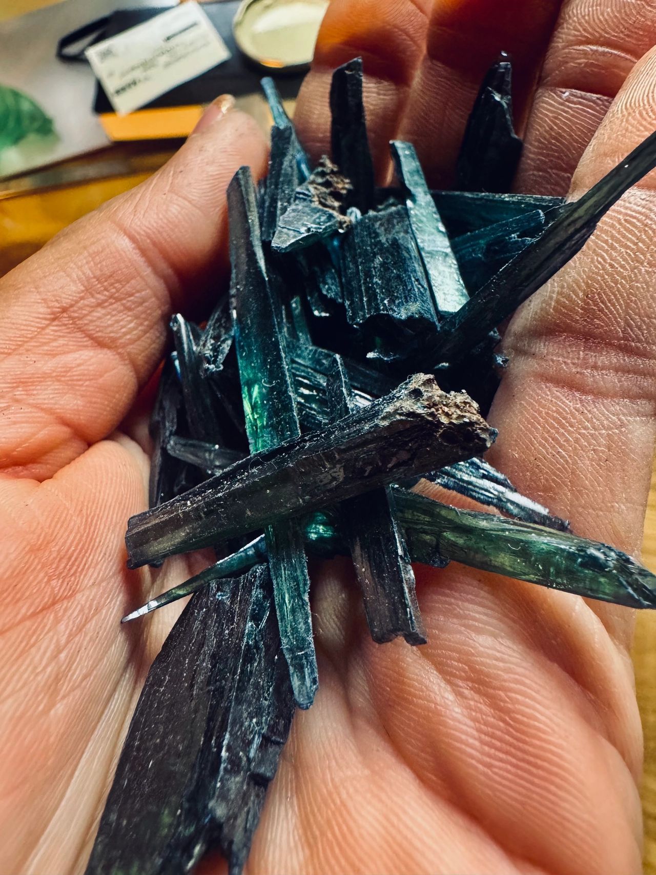 Vivianite brut ( Crédit : Lapisorium 2026)