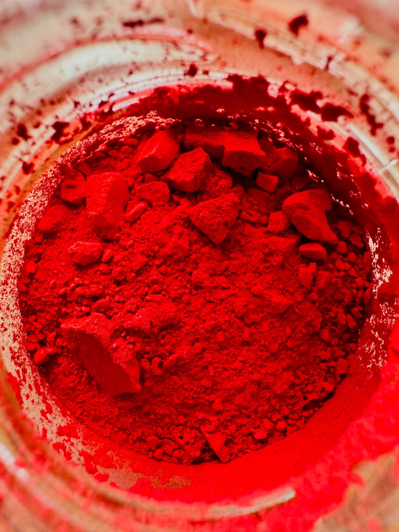 Pigment de cinabre (Crédit : Lapisorium)